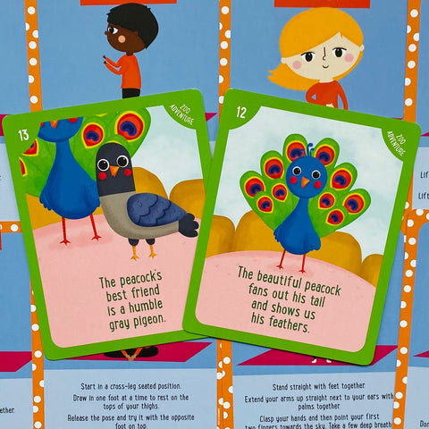 Kids Yoga Adventure cards US Games Systems