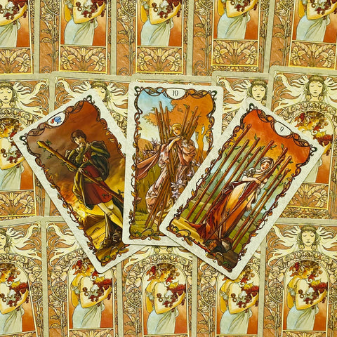 Mucha Tarot cards Lo Scarabeo