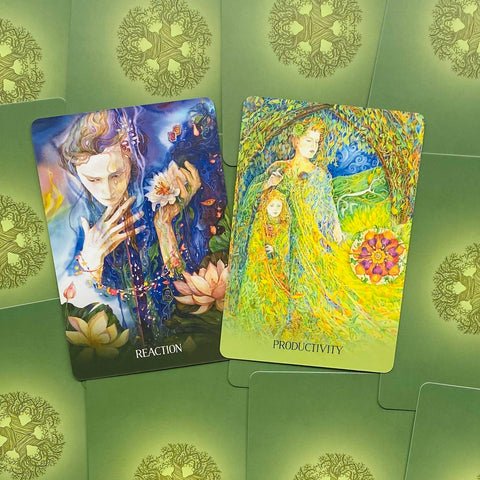Sacred Earth Oracle cards Blue Angel