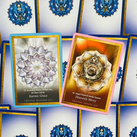 Crystal Mandala Oracle cards Blue Angel