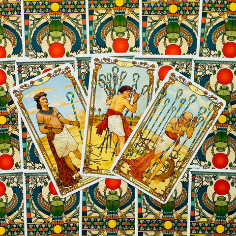 Egyptian Art Nouveau Tarot cards Lo Scarabeo