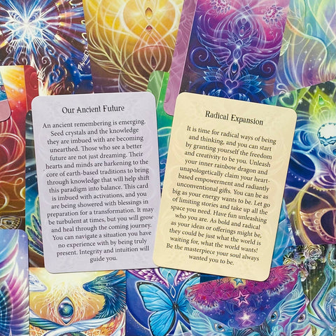 Beyond Lemuria Oracle Cards (pocket edition) Blue Angel
