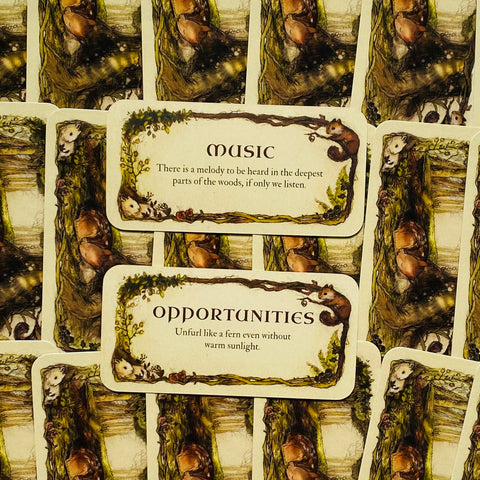 Inspirational Whispering Woods cards US Games Systems