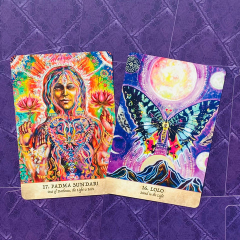 Earth Warriors Oracle cards Blue Angel