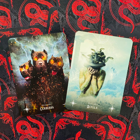 Deep Dark and Dangerous Oracle cards Rockpool