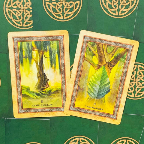 Celtic Tree Oracle cards Blue Angel