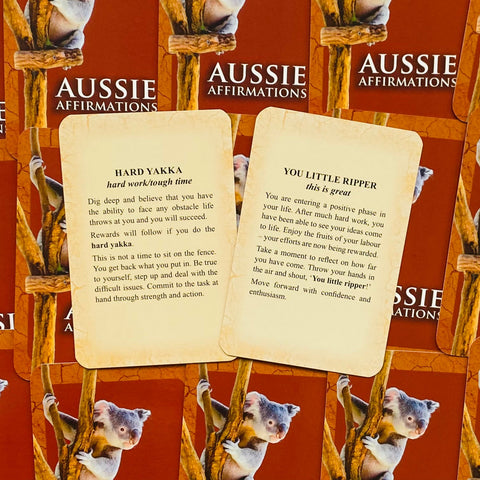 Aussie Affirmation Oracle cards Animal Dreaming
