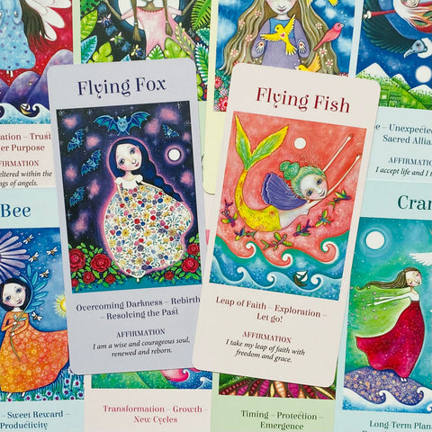 Wings of Wisdom Oracle cards Blue Angel