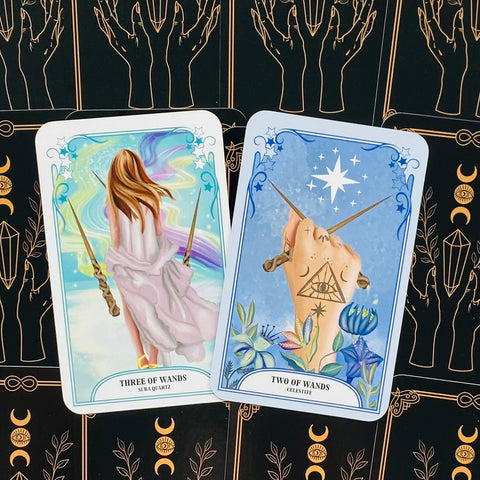 The Crystal Magic Tarot Cards Orange Hippo