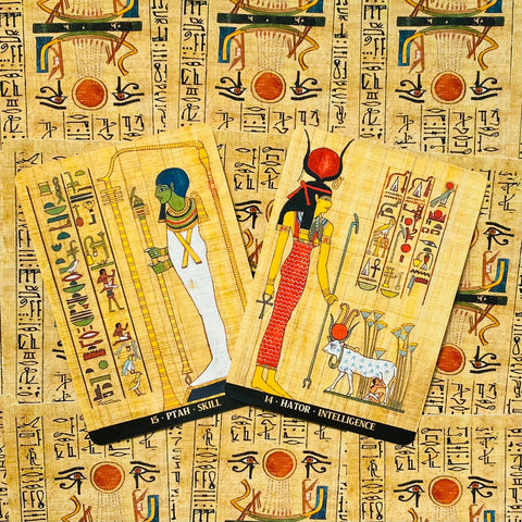 Egyptian Gods Oracle cards Lo Scarabeo