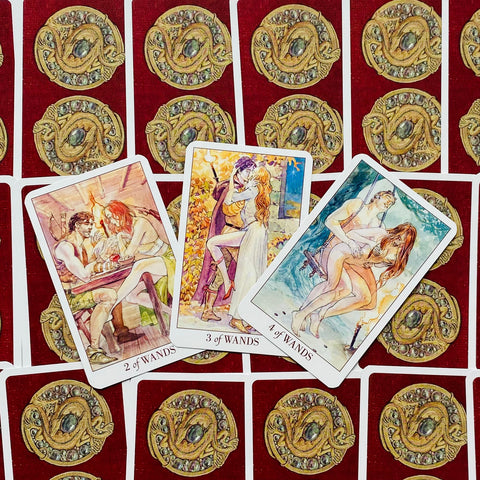 Mini Sexual Magic Tarot Cards Lo Scarabeo