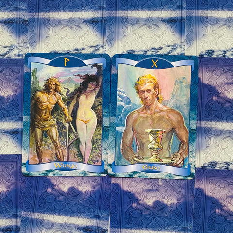 Runes Oracle Cards Lo Scarabeo