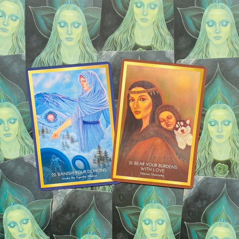 Transcendent Journeys Oracle Cards Blue Angel