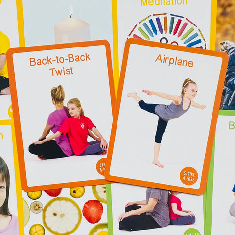 Yoga For Children Cards Adams Media