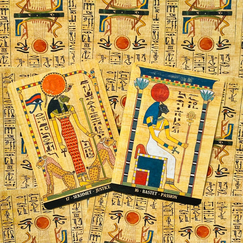 Egyptian Gods Oracle cards Lo Scarabeo