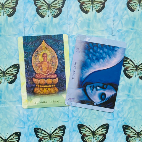 Universal Wisdom Oracle cards Blue Angel