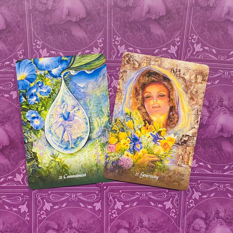 Gratitude Oracle cards Blue Angel