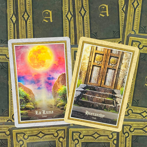 The Gospel of Aradia Oracle cards Blue Angel