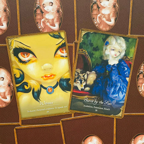 Les Vampires Oracle Cards Blue Angel