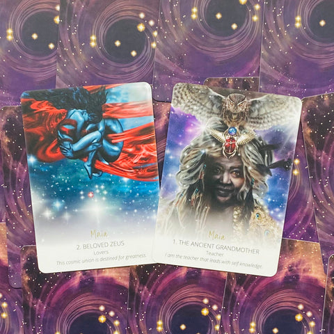 Star Temple Oracle Cards Blue Angel