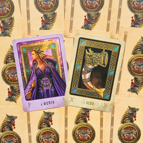 Viking Oracle Cards Blue Angel