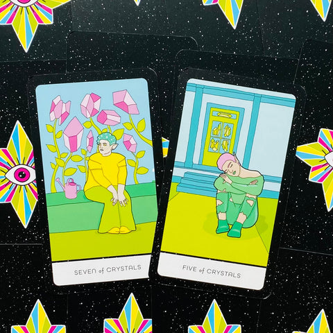 Rainbow Moon Tarot cards Rockpool