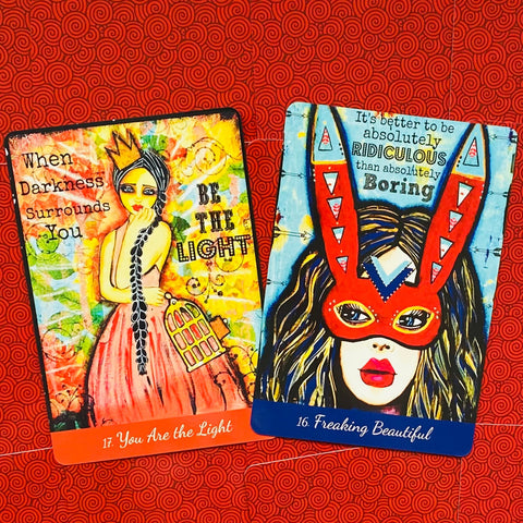 Love Your Inner Goddess Oracle cards Blue Angel