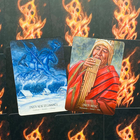 Ancestor Spirit Oracle Cards Blue Angel