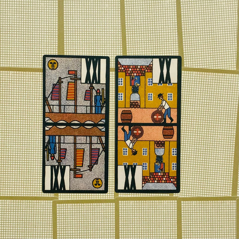 Wiener Secession Tarot Cards Lo Scarabeo