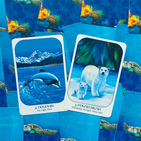 Animal Voices Oracle Cards Blue Angel