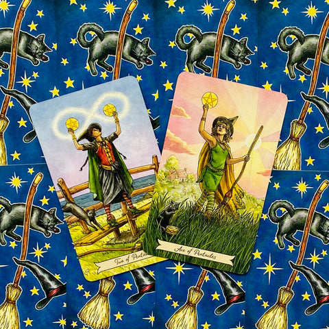 Everyday Witch mini Tarot cards Llewellyn