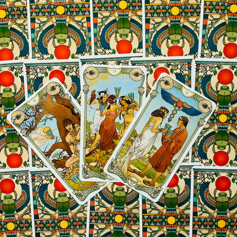 Egyptian Art Nouveau Tarot cards Lo Scarabeo