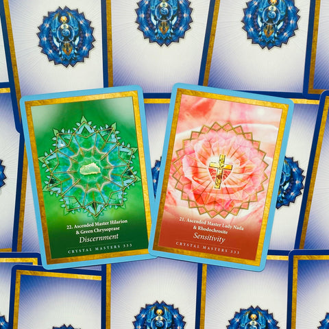 Crystal Mandala Oracle cards Blue Angel