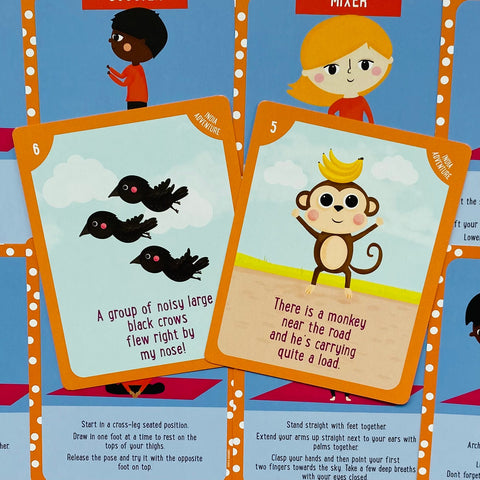 Kids Yoga Adventure cards US Games Systems
