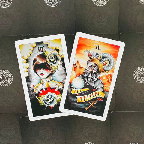 Eight Coins Tattoo Tarot cards US Games Systems
