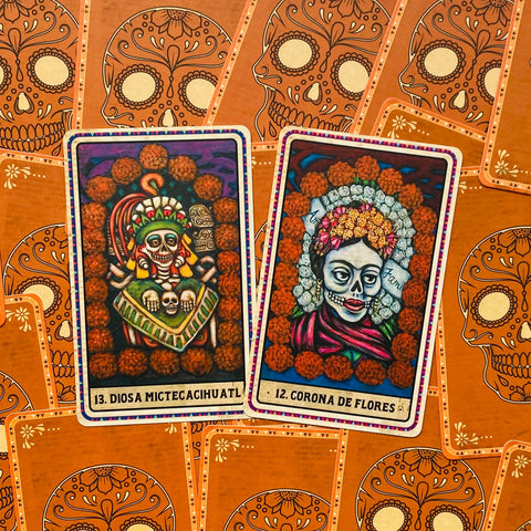 Dia De Los Muertos Oracle cards Blue Angel