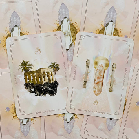 Astral Realms Crystal Oracle cards Rockpool