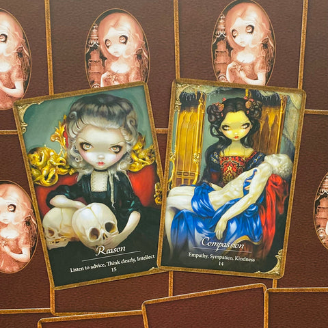 Les Vampires Oracle Cards Blue Angel