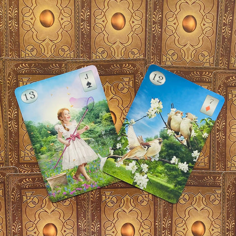 Thelema Lenormand cards Lo Scarabeo