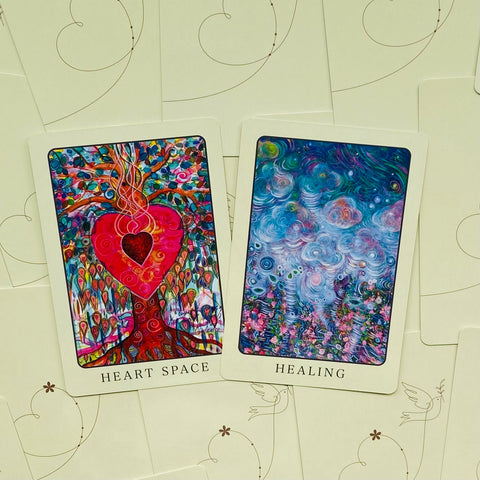 Peace Oracle cards Blue Angel