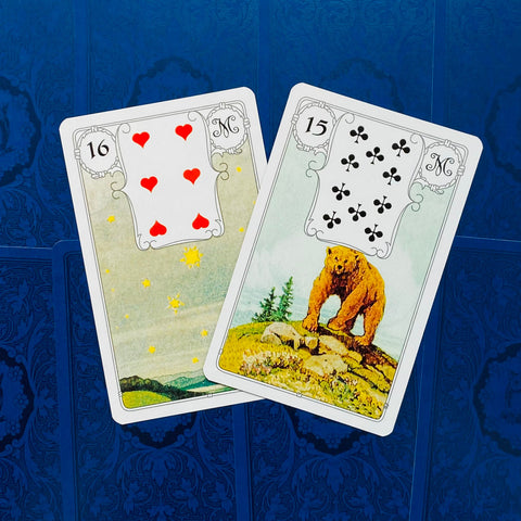 Lenormand Blue Owl Premium Edition Cards AGM