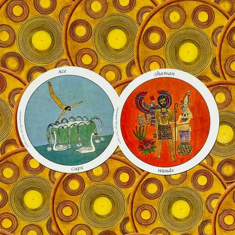Mini Motherpeace Round deck and book set US Games Systems