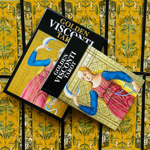 Golden Visconti Grand Trumps Tarot Cards Lo Scarabeo