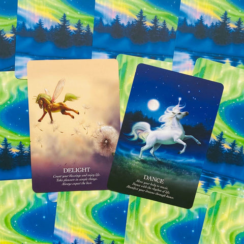 Oracle of the Unicorns cards Blue Angel