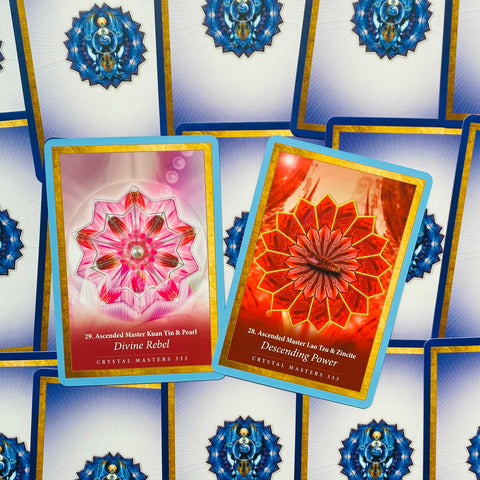 Crystal Mandala Oracle cards Blue Angel