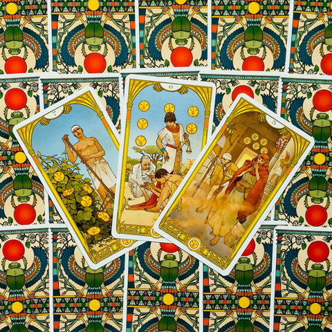 Egyptian Art Nouveau Tarot cards Lo Scarabeo