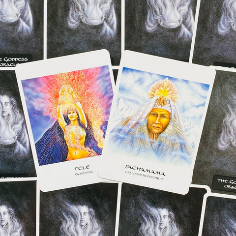The Goddess Oracle cards and book set US Games Systems