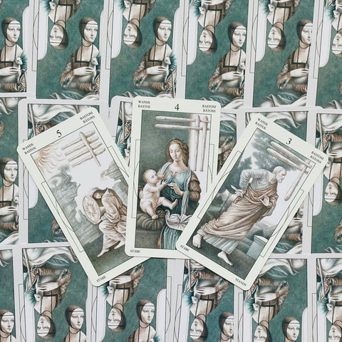 Leonardo Da Vinci Tarot Cards Lo Scarabeo