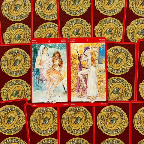 Tarot Of Sexual Magic cards Lo Scarabeo