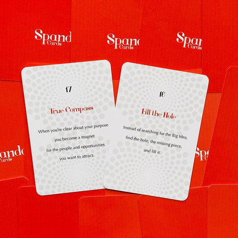 Spanda Cards For The Entrepreneurial Spirit Beyond Words